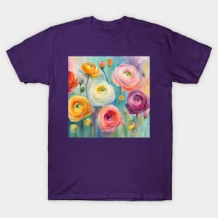 Springtime Garden Buttercups Garden T-Shirt